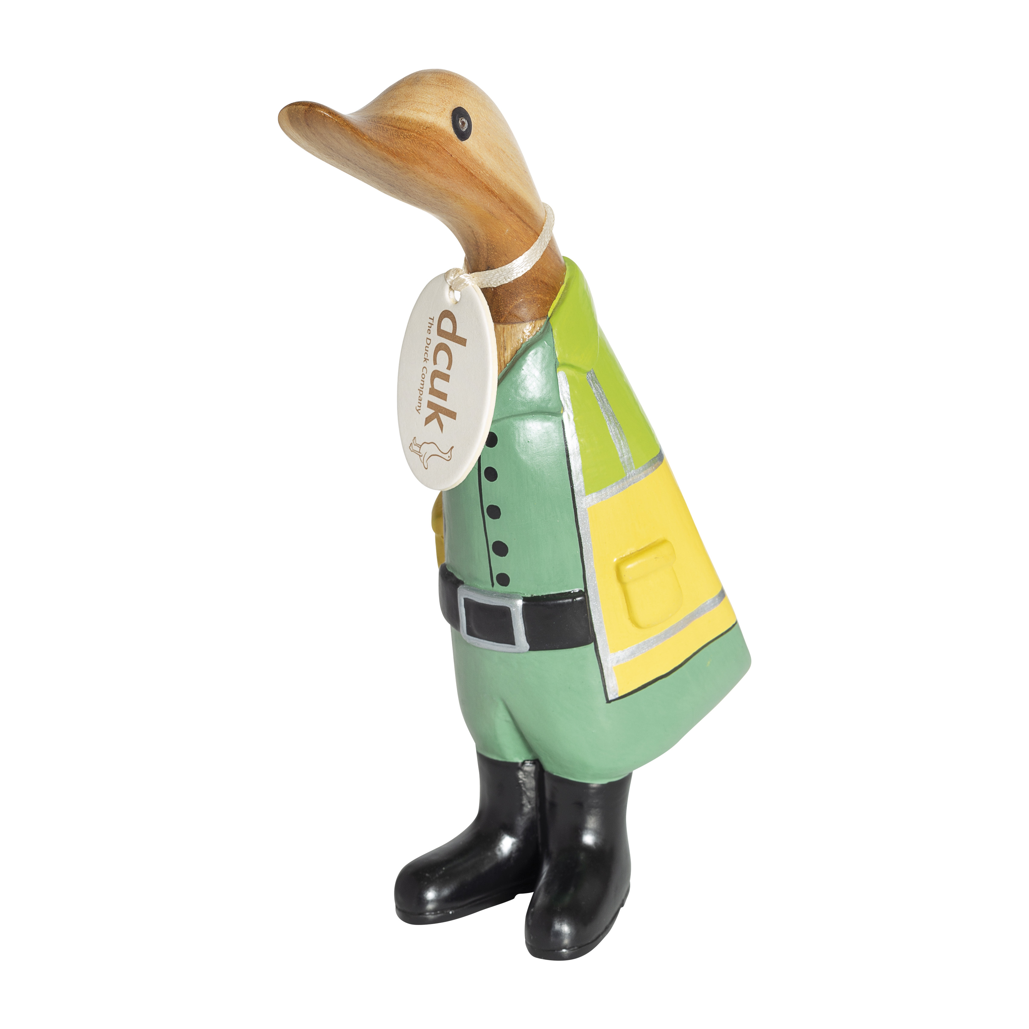 DCUK Natural Wooden Paramedic Duckling Home Ornament